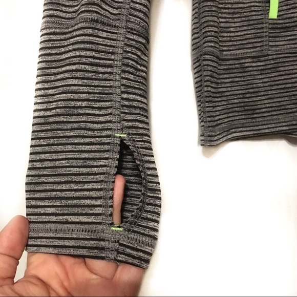 Lukka Performance Hoodie Zip-Up Gray Green Size Medium‎ - Picture 4 of 8